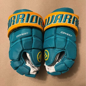 NWT San Jose Sharks Reverse Retro Warrior Covert QRE Gloves 13”
