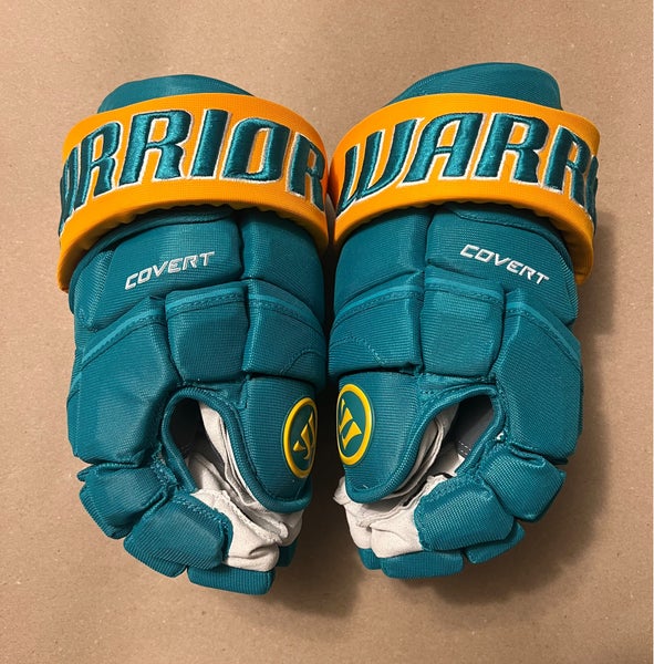 NWT San Jose Sharks Reverse Retro Warrior Covert QRE Gloves 13”