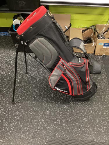 Used Top Flite 4 SLOT STAND BAG Mens Stand Bag Black 11851-S000035813