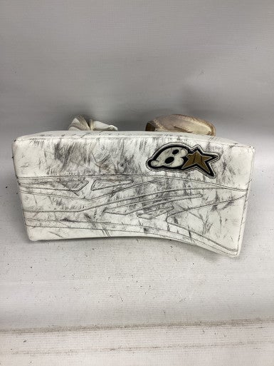 Used Brians G-NETIK 8.0 Senior Goalie Blocker White 11851-S000035988