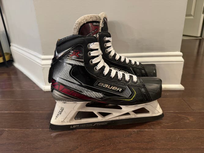 Bauer Vapor 2X Pro Hockey Goalie Skates Regular Width 7 (Used)