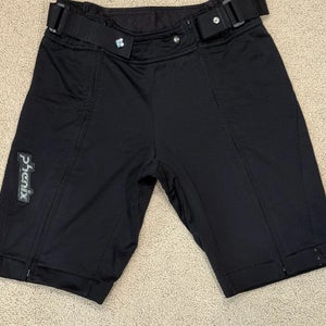 Black Unisex Youth Size 16 Phenix Ski Shorts (Used)