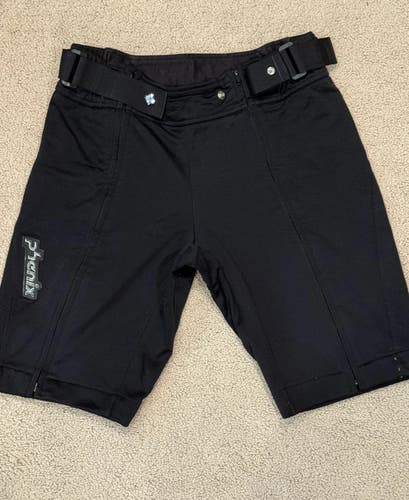 Black Unisex Youth Size 16 Phenix Ski Shorts (Used)