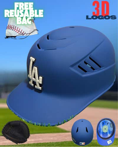 Rawlings Mach Catcher's Mask (New) LA Dodgers MLB Rawling Cool Flo Coaches Skull Cap