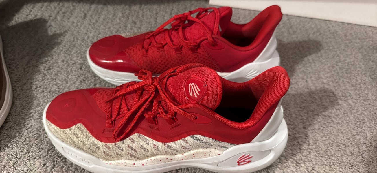 Men's Size M 10.0 (W 11.0) Under Armour Curry 10 Shoes (Used)