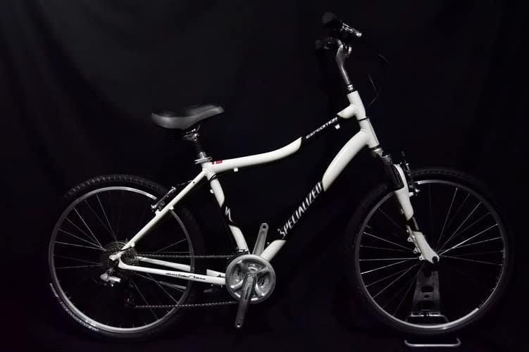 SPECIALIZED EXPEDITION ELITE HYBRID BIKE SIZE L, 19", 24 SPEED, ALUM, FRONT SUSP
