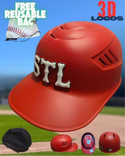 Rawlings Mach Catcher's Mask (New) St. Louis Cardinals MLB Rawlings Cool Flo Coaches Skull Cap