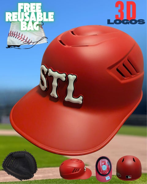 Rawlings Mach Catcher's Mask (New) St. Louis Cardinals MLB Rawlings Cool Flo Coaches Skull Cap