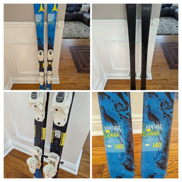 Used Atomic Vantage Junior 140 CM Skis W/ Bindings
