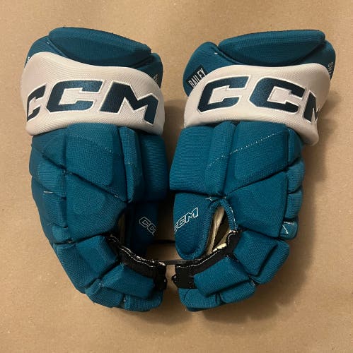 San Jose Sharks Teal CCM Jetspeed Gloves 14” BAILEY