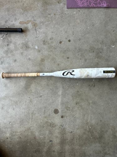2025 Rawlings Icon Composite USSSA Certified Bat (-10)  20 oz 30" (Used)