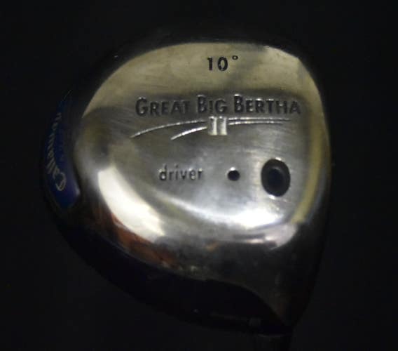 CALLAWAY BIG BERTHA II DRIVER LOFT: 10 FLEX: REGULAR LENGTH: 45 IN RH NEW GRIP