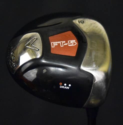 CALLAWAY FT 5 DRIVER LOFT: 10 FLEX: REGULAR LENGTH: 45 IN RH NEW GRIP