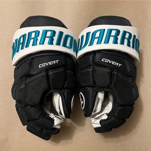 San Jose Sharks Black Warrior Covert QRE Gloves 14”