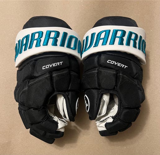 San Jose Sharks Black Warrior Covert QRE Gloves 14”