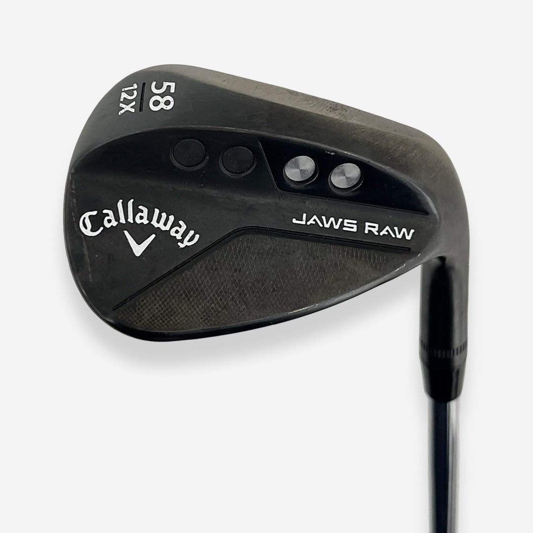 Callaway Jaws Raw Black Wedge 58° 12 Bounce Right Handed Wedge