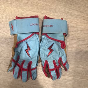 Large Bruce Bolt Batting Gloves (Used)