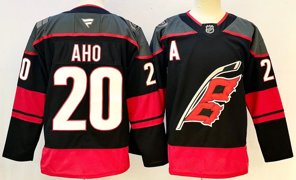 Carolina Hurricanes Sebastian Aho Ice Hockey Jersey 20 size 46