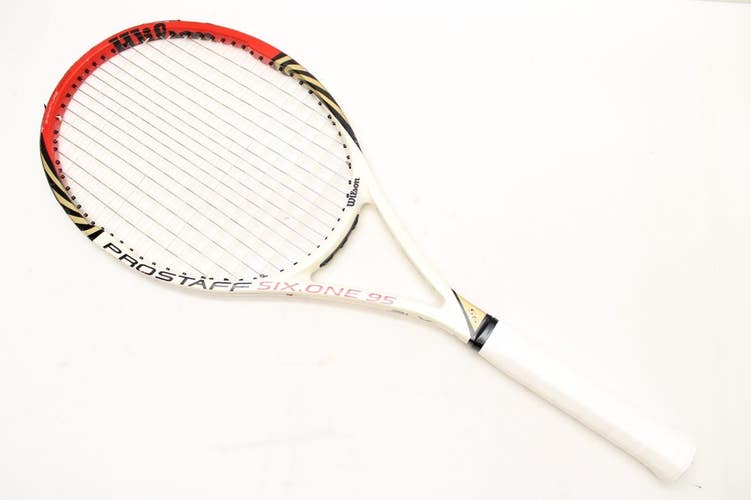 *USED* WILSON BLX2 PRO STAFF 95 TENNIS RACQUET (4 3/8) FROM A COLLECTOR