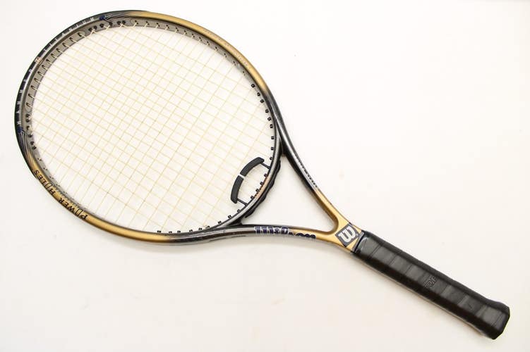 WILSON HAMMER 3.2 Ti OVERSIZE TENNIS RACQUET (4 1/4) LONG STORAGE. NEW GRIP!!