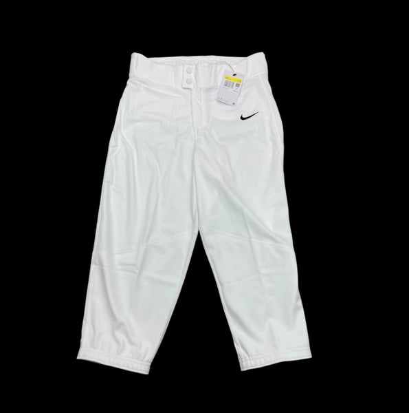 Nike Vapor Select High Knicker Baseball Pants White BQ6432-100 men’s size small