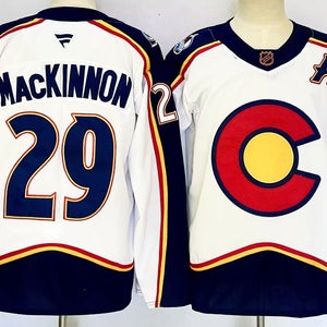 Men's Colorado Avalanche Nathan MacKinnon  29 Jersey Size 54