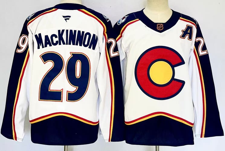 Men's Colorado Avalanche Nathan MacKinnon  29 Jersey Size 54
