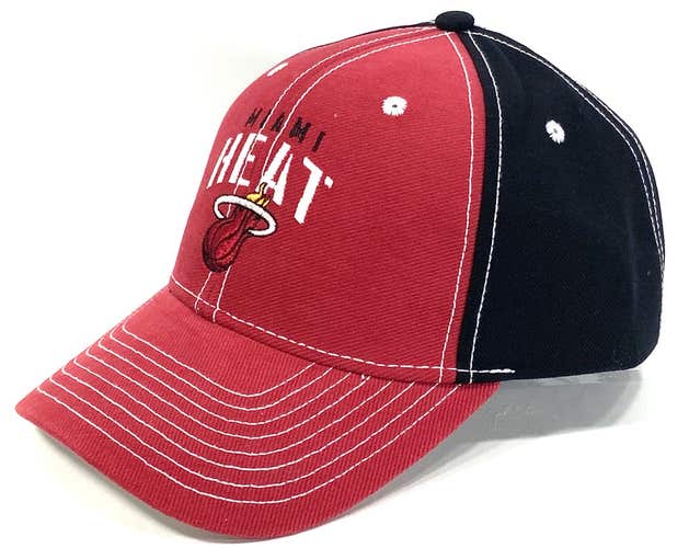 Miami Heat 2014 Adjustable Red & Black NOS Cotton Logo Cap (New)