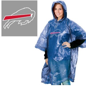 BUFFALO BILLS ADULT PONCHO SET (2) NFL FOOTBALL (NWT)