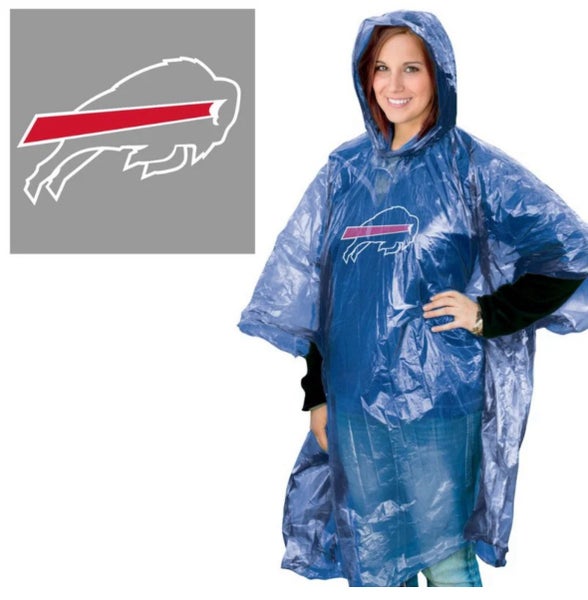 BUFFALO BILLS ADULT PONCHO SET (2) NFL FOOTBALL (NWT)