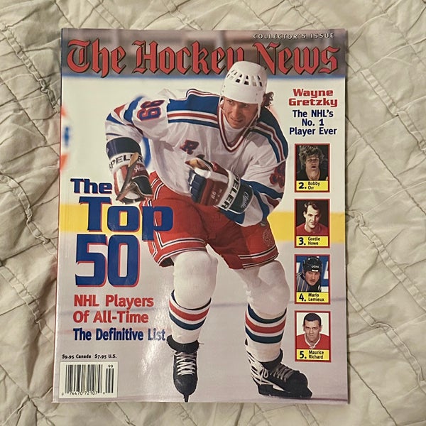 Wayne Gretzky Cover - The Hockey News Top 50 NHL Players List (1997)