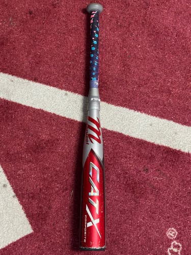 2023 Marucci CAT X Composite USSSA Certified Bat (-10)  17 oz 27" (Used)