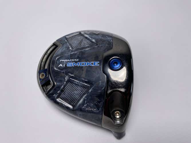 Callaway Paradym Ai Smoke Max Driver 9* HEAD ONLY Mens RH