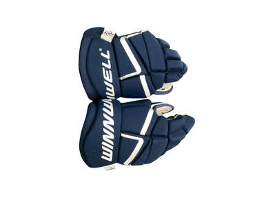 Used WinnWell AMP 500 Senior Gloves Navy Blue 13" 11613-S000165549