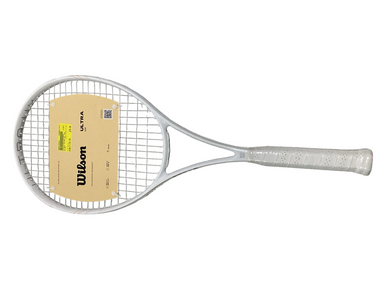 Used Wilson ULTRA UV 103 Adult Tennis Racquet White 4 3/8" 11613-S000165524
