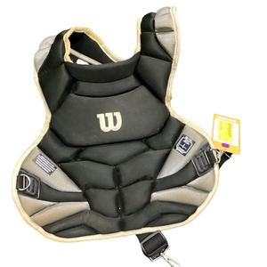 Used Wilson BLACK Catchers Chest Protector Black Intermed 11613-S000165716