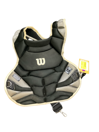 Used Wilson BLACK Catchers Chest Protector Black Intermed 11613-S000165716