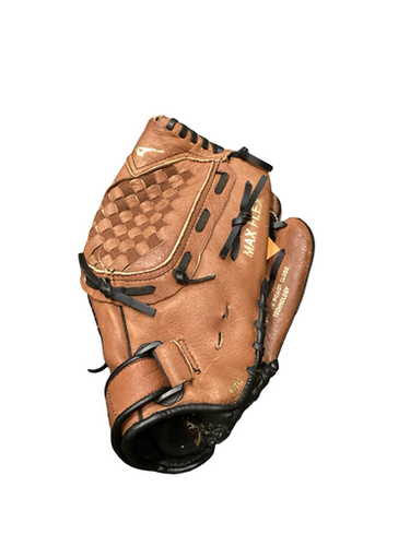 Used Mizuno POWER CLOSE BB/SB Glove RH Throw Brown 11 1/2" 11613-S000165682