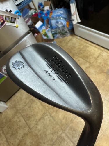 58 12D Titleist Vokey SM7 Jet Black Right Handed Wedge Flex Degree (Used)