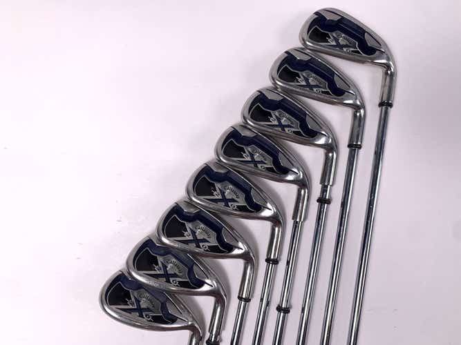Callaway X-20 Iron Set 4-PW+SW Uniflex Steel Mens RH