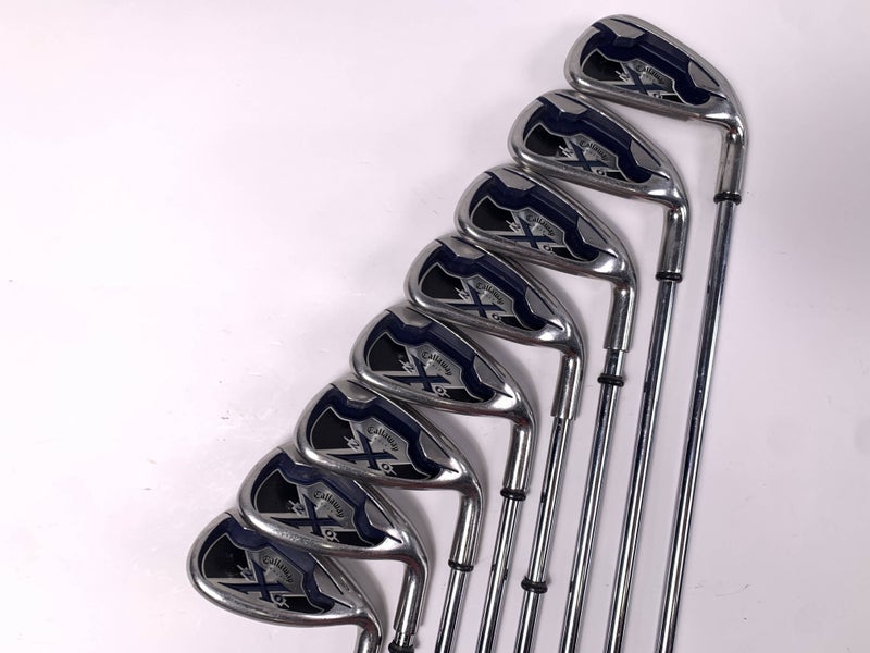 Callaway X-20 Iron Set 4-PW+SW Uniflex Steel Mens RH