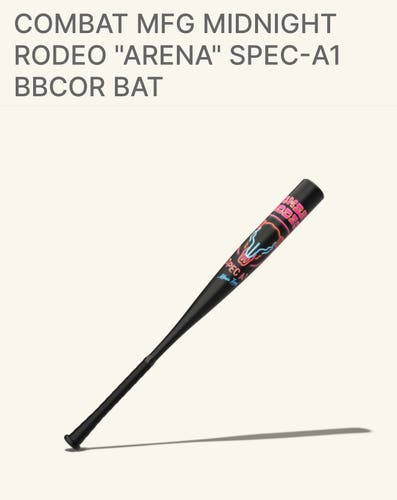 2025 Combat MFG Midnight Rodeo “Arena” Spec-A1 BBCOR Bat 31” -3