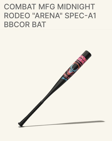 2025 Combat MFG Midnight Rodeo “Arena” Spec-A1 BBCOR Bat 31” -3