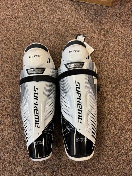 Senior Bauer Supreme elite 16" Shin Pads  (New)