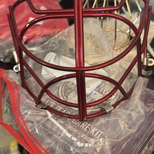 Non certified, double bar cat eye cage for SR CCM goalie mask