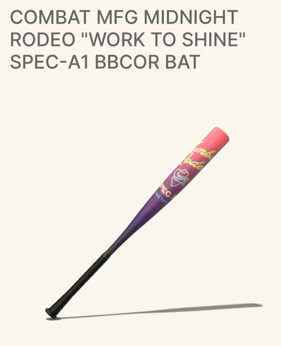 2025 MFG Midnight Rodeo “Work to Shine” Spec-A1 BBCOR Bat 31”-3