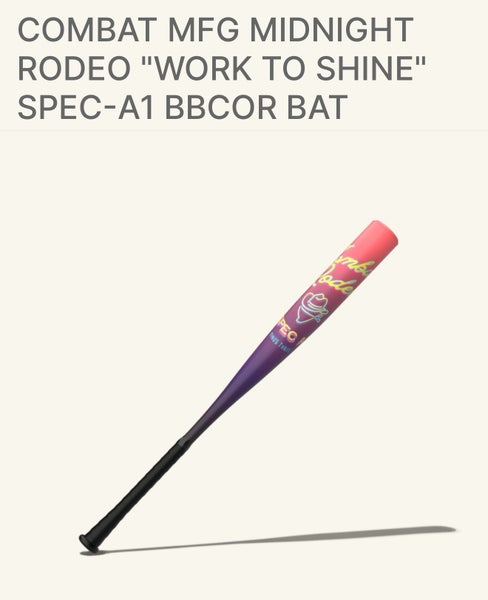 2025 MFG Midnight Rodeo “Work to Shine” Spec-A1 BBCOR Bat 31”-3