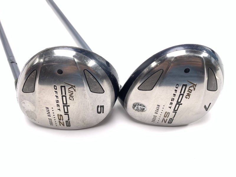 Cobra SZ Offset 5 & 7 Fairway Wood Set 18* 21* Aldila HM Tour 50g Mens RH