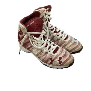 Used Under Armour Adult FB Cleats Maroon Senior 7.5 11884-S000050713