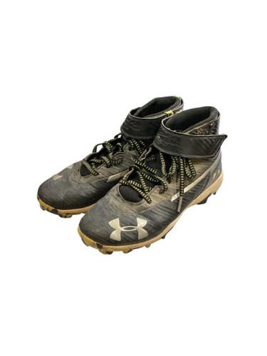Used Under Armour BASEBALL CLEATS BB/SB Cleats Black Junior 04 11884-S000050663